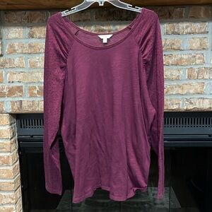 Terra and Sky women’s 3/4 sleeve top